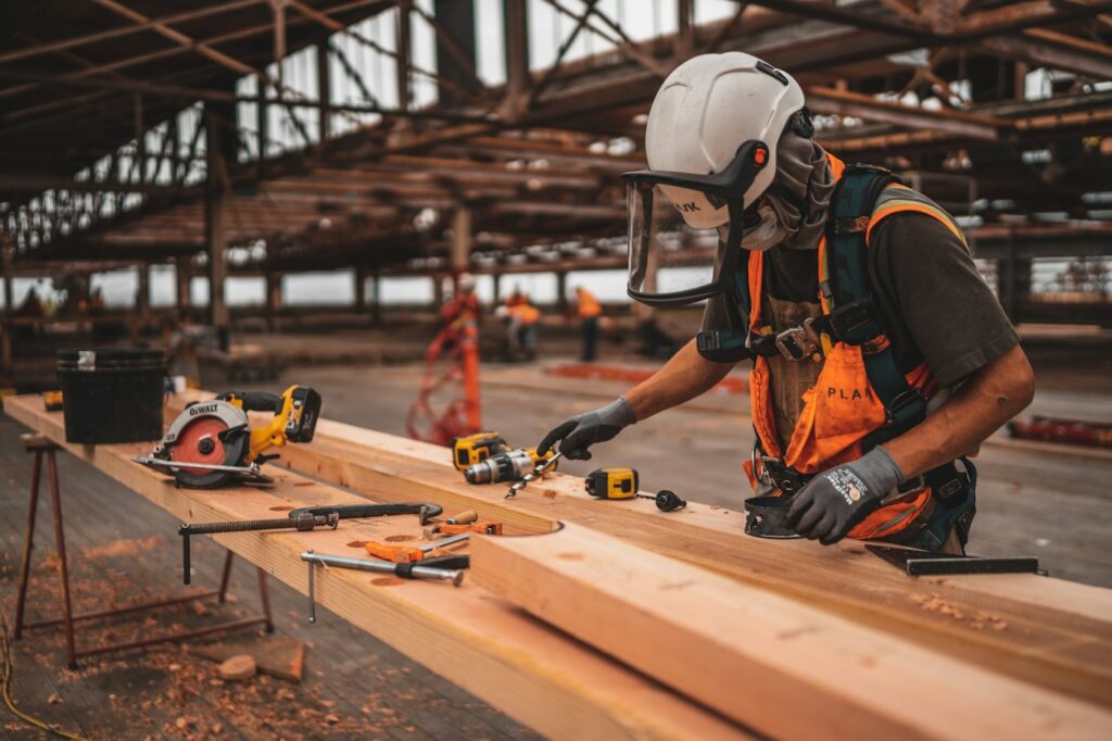 Fullerton local contractor on a job site