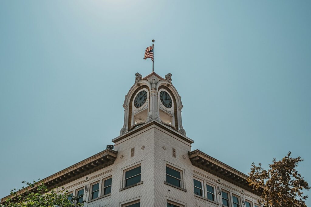Downtown building in Santa Ana, California